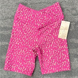 Women’s Biker Shorts Rain Spotted Orchid - XS